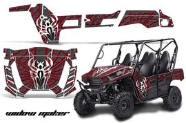 UTV Graphics Kit Decal Wrap For Kawasaki Teryx 800 4 Door 2012-2015 WIDOW RED BLACK-atv motorcycle utv parts accessories gear helmets jackets gloves pantsAll Terrain Depot