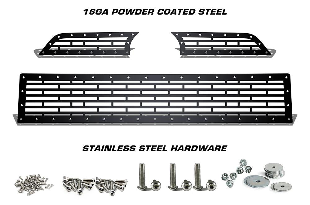 3 Piece Steel Grille for Toyota 4 Runner 2014-2017 - BRICKS-atv motorcycle utv parts accessories gear helmets jackets gloves pantsAll Terrain Depot