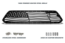 1 Piece Steel Grille for Toyota Tacoma 2012-2015 - WAVY AMERICAN FLAG-atv motorcycle utv parts accessories gear helmets jackets gloves pantsAll Terrain Depot