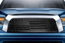 Load image into Gallery viewer, 1 Piece Steel Grille for Toyota Tundra 2007-2009 - WAVY AMERICAN FLAG-atv motorcycle utv parts accessories gear helmets jackets gloves pantsAll Terrain Depot