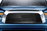 1 Piece Steel Grille for Toyota Tundra 2007-2009 - WAVY AMERICAN FLAG