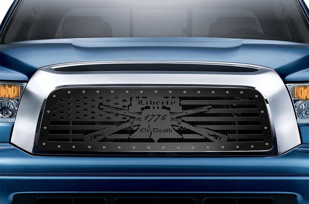 1 Piece Steel Grille for Toyota Tundra 2007-2009 - LIBERTY OR DEATH-atv motorcycle utv parts accessories gear helmets jackets gloves pantsAll Terrain Depot