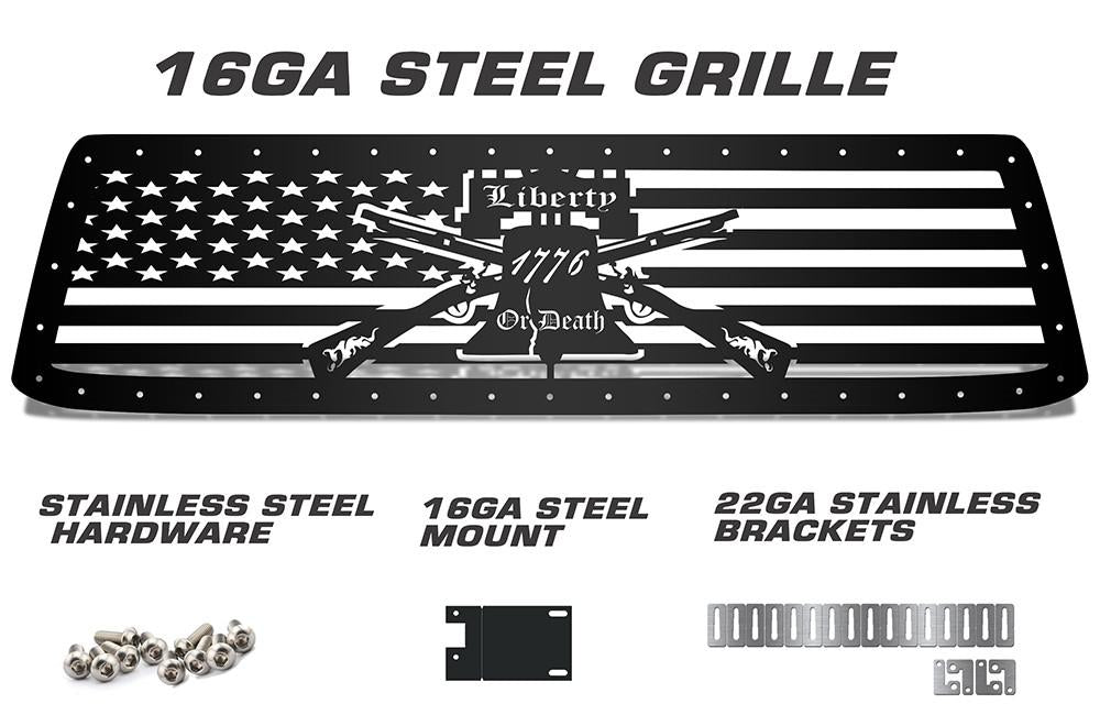 1 Piece Steel Grille for Toyota Tundra 2010-2013 - LIBERTY or DEATH-atv motorcycle utv parts accessories gear helmets jackets gloves pantsAll Terrain Depot