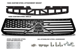 1 Piece Steel Grille for Toyota Tundra 2014-2017 - LIBERTY or DEATH-atv motorcycle utv parts accessories gear helmets jackets gloves pantsAll Terrain Depot
