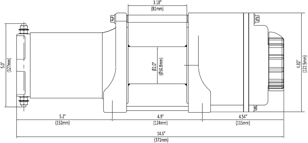 Honda Pioneer 1000 and 1000-5 4500 lb Winch Kit by KFI
