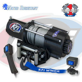 KFI 4500W UTV Series 12v Winch Kit (Wide) - All Terrain Depot
