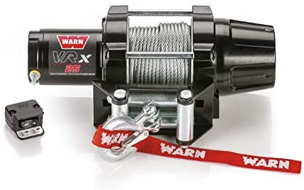 Warn VRX-25 2500lb Wire Rope Winch Kit For Suzuki King Quad 450