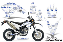 Load image into Gallery viewer, Dirt Bike Decal Graphics Kit Wrap For Yamaha WR250R WR250X 2007-2016 SSSH BLUE WHITE-atv motorcycle utv parts accessories gear helmets jackets gloves pantsAll Terrain Depot