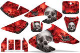 Dirt Bike Graphics Kit Decal Sticker Wrap For Honda XR50R 2000-2003 BONES RED