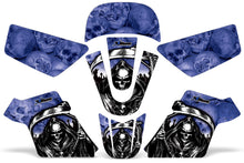 Load image into Gallery viewer, Dirt Bike Graphics Kit MX Decal Wrap For Yamaha PW50 PW 50 1990-2019 REAPER BLUE-atv motorcycle utv parts accessories gear helmets jackets gloves pantsAll Terrain Depot