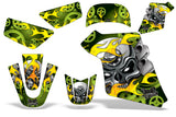 Dirt Bike Graphics Kit MX Decal Wrap For Yamaha PW50 PW 50 1990-2019 MOTORHEAD GREEN