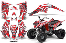 Load image into Gallery viewer, ATV Decal Graphic Kit Quad Sticker Wrap For Yamaha Raptor 350 2004-2014 DEADEN RED-atv motorcycle utv parts accessories gear helmets jackets gloves pantsAll Terrain Depot