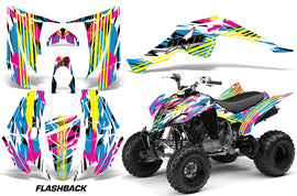 ATV Decal Graphic Kit Quad Sticker Wrap For Yamaha Raptor 350 2004-2014 FLASHBACK-atv motorcycle utv parts accessories gear helmets jackets gloves pantsAll Terrain Depot