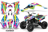 ATV Decal Graphic Kit Quad Sticker Wrap For Yamaha Raptor 350 2004-2014 FLASHBACK