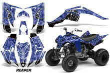 Load image into Gallery viewer, ATV Decal Graphic Kit Quad Sticker Wrap For Yamaha Raptor 350 2004-2014 REAPER BLUE-atv motorcycle utv parts accessories gear helmets jackets gloves pantsAll Terrain Depot