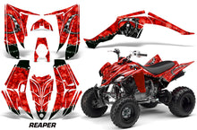 Load image into Gallery viewer, ATV Decal Graphic Kit Quad Sticker Wrap For Yamaha Raptor 350 2004-2014 REAPER RED-atv motorcycle utv parts accessories gear helmets jackets gloves pantsAll Terrain Depot
