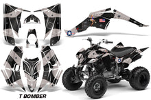 Load image into Gallery viewer, ATV Decal Graphic Kit Quad Sticker Wrap For Yamaha Raptor 350 2004-2014 TBOMBER BLACK-atv motorcycle utv parts accessories gear helmets jackets gloves pantsAll Terrain Depot