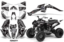 Load image into Gallery viewer, ATV Decal Graphic Kit Quad Sticker Wrap For Yamaha Raptor 350 2004-2014 TOXIC WHITE BLACK-atv motorcycle utv parts accessories gear helmets jackets gloves pantsAll Terrain Depot
