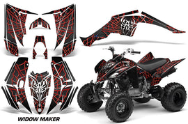 ATV Decal Graphic Kit Quad Sticker Wrap For Yamaha Raptor 350 2004-2014 WIDOW RED BLACK-atv motorcycle utv parts accessories gear helmets jackets gloves pantsAll Terrain Depot