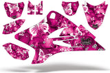 Dirt Bike Graphics Kit Decal Sticker Wrap For Yamaha TTR50 2006-2018 BUTTERFLIES WHITE PINK
