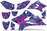 Dirt Bike Graphics Kit Decal Sticker Wrap For Yamaha TTR50 2006-2018 BUTTERFLIES PINK BLUE