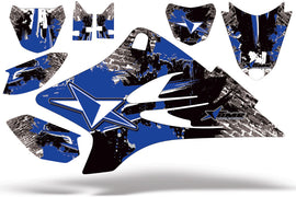 Dirt Bike Graphics Kit Decal Sticker Wrap For Yamaha TTR50 2006-2018 STREET STAR BLUE-atv motorcycle utv parts accessories gear helmets jackets gloves pantsAll Terrain Depot