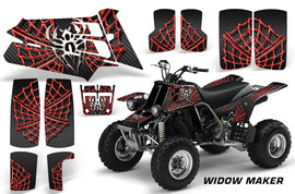 ATV Graphics Kit Quad Decal Sticker Wrap For Yamaha Banshee 350 1987-2005 WIDOW RED BLACK-atv motorcycle utv parts accessories gear helmets jackets gloves pantsAll Terrain Depot