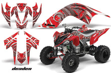 Load image into Gallery viewer, ATV Graphics Kit Quad Decal Sticker Wrap For Yamaha Raptor 700 2006-2012 DEADEN RED-atv motorcycle utv parts accessories gear helmets jackets gloves pantsAll Terrain Depot