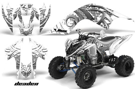 ATV Graphics Kit Quad Decal Sticker Wrap For Yamaha Raptor 700 2006-2012 DEADEN WHITE-atv motorcycle utv parts accessories gear helmets jackets gloves pantsAll Terrain Depot