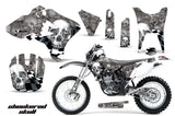 Dirt Bike Graphics Kit Decal Wrap For Yamaha WR250F WR450F 2003-2004 CHECKERED CHROME SILVER