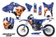 Load image into Gallery viewer, Dirt Bike Graphics Kit Decal Wrap For Yamaha WR250F WR450F 2003-2004 CHECKERED ORANGE BLUE-atv motorcycle utv parts accessories gear helmets jackets gloves pantsAll Terrain Depot