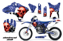 Load image into Gallery viewer, Dirt Bike Graphics Kit Decal Wrap For Yamaha WR250F WR450F 2003-2004 CHECKERED RED BLUE-atv motorcycle utv parts accessories gear helmets jackets gloves pantsAll Terrain Depot