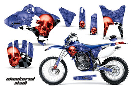 Dirt Bike Graphics Kit Decal Wrap For Yamaha WR250F WR450F 2003-2004 CHECKERED RED BLUE-atv motorcycle utv parts accessories gear helmets jackets gloves pantsAll Terrain Depot