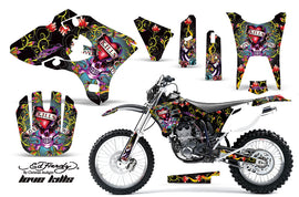 Dirt Bike Graphics Kit Decal Wrap For Yamaha WR250F WR450F 2003-2004 EDHLK BLACK-atv motorcycle utv parts accessories gear helmets jackets gloves pantsAll Terrain Depot