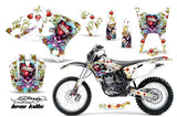 Dirt Bike Graphics Kit Decal Wrap For Yamaha WR250F WR450F 2003-2004 EDHLK WHITE