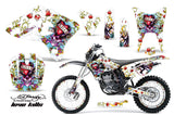 Graphics Kit Decal Sticker Wrap + # Plates For Yamaha WR250F WR450F 2003-2004 EDHLK WHITE