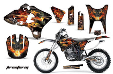 Load image into Gallery viewer, Dirt Bike Graphics Kit Decal Wrap For Yamaha WR250F WR450F 2003-2004 FIRESTORM BLACK-atv motorcycle utv parts accessories gear helmets jackets gloves pantsAll Terrain Depot