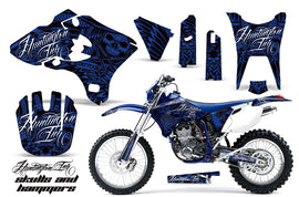 Dirt Bike Graphics Kit Decal Wrap For Yamaha WR250F WR450F 2003-2004 HISH BLUE-atv motorcycle utv parts accessories gear helmets jackets gloves pantsAll Terrain Depot