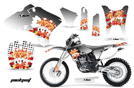 Dirt Bike Graphics Kit Decal Wrap For Yamaha WR250F WR450F 2003-2004 JACKPOT WHITE-atv motorcycle utv parts accessories gear helmets jackets gloves pantsAll Terrain Depot