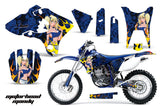 Dirt Bike Graphics Kit Decal Wrap For Yamaha WR250F WR450F 2003-2004 MOTO MANDY BLUE