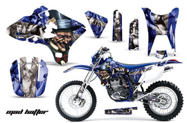 Dirt Bike Graphics Kit Decal Wrap For Yamaha WR250F WR450F 2003-2004 HATTER BLUE SILVER-atv motorcycle utv parts accessories gear helmets jackets gloves pantsAll Terrain Depot