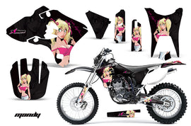 Dirt Bike Graphics Kit Decal Wrap For Yamaha WR250F WR450F 2003-2004 MANDY PINK BLACK-atv motorcycle utv parts accessories gear helmets jackets gloves pantsAll Terrain Depot