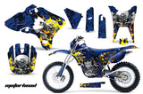 Graphics Kit Decal Sticker Wrap + # Plates For Yamaha WR250F WR450F 2003-2004 MOTORHEAD BLUE