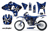 Dirt Bike Graphics Kit Decal Wrap For Yamaha WR250F WR450F 2003-2004 NORTHSTAR BLUE