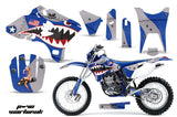 Dirt Bike Graphics Kit Decal Wrap For Yamaha WR250F WR450F 2003-2004 WARHAWK BLUE