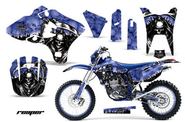 Graphics Kit Decal Sticker Wrap + # Plates For Yamaha WR250F WR450F 2003-2004 REAPER BLUE-atv motorcycle utv parts accessories gear helmets jackets gloves pantsAll Terrain Depot