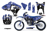 Graphics Kit Decal Sticker Wrap + # Plates For Yamaha WR250F WR450F 2003-2004 REAPER BLUE