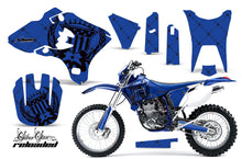 Load image into Gallery viewer, Dirt Bike Graphics Kit Decal Wrap For Yamaha WR250F WR450F 2003-2004 RELOADED BLACK BLUE-atv motorcycle utv parts accessories gear helmets jackets gloves pantsAll Terrain Depot