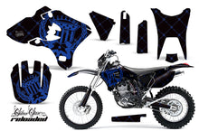 Load image into Gallery viewer, Graphics Kit Decal Sticker Wrap + # Plates For Yamaha WR250F WR450F 2003-2004 RELOADED BLUE BLACK-atv motorcycle utv parts accessories gear helmets jackets gloves pantsAll Terrain Depot