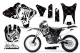 Dirt Bike Graphics Kit Decal Wrap For Yamaha WR250F WR450F 2003-2004 RELOADED WHITE BLACK